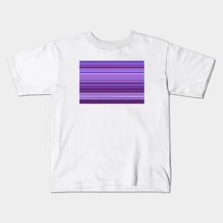 Purple Stripes Kids T-Shirt